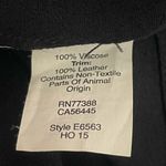 Madewell  Leather Edged Easy Shirt Dress - Black - XS Photo 10