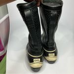 Sorelli tall insulated rain boots black size 12 Photo 4