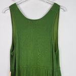 Vertigo Paris NWT Plunging Neckline Pleated Mini Dress Green Size Large L NEW Photo 6