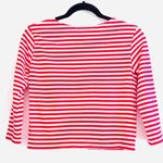 Brandy Melville Crop Top Red Striped 3/4 Sleeve Photo 1