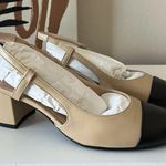 Tuckernuck NEW  FS/NY‎ Black Baton Camel Nappa Leather Slingback Mules Size 6 Photo 0