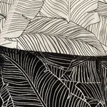 Victoria's Secret Victoria’s Secret On Point Flow Mid Rise Black White Novelty Print SZ 8 #1142 Photo 5