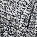 Banana Republic  Dress L Black White Abstract Print Preppy Office Business Party Photo 4