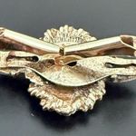 Vintage Unsigned Victorian Lady Portrait Cameo Scarf Clip 9g. Gold Photo 5