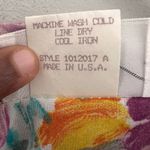 Vintage Brenner Floral Maxi Dress Tie Front Size 5/6 Made in USA Photo 4