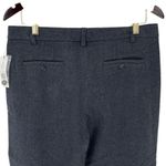 Theory Womens Ferran Flannel Wool Blend Tapered Trouser Pants Charcoal Sz 8 NWT Photo 3