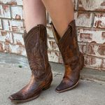 Corral Ostrich Cowboy Boots Photo 4