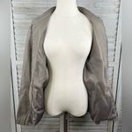 Alfani  Faux Leather Jacket Full Zip Taupe-XL Photo 3