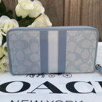 Coach Dempsey Large Phone Wallet In Signature Jacquard With Stripe And CoachC9073 Photo 2