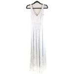 Show Me Your Mumu  Jenn Maxi Dress V Neck Flowy White Lovers Lace XXS Photo 1