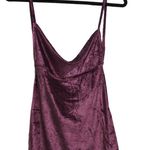 Free People  All Night Velvet Tunic Tank Fig Jam (Purple) XS New Photo 0