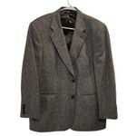 Brooks Brothers 346 Chevron Double Button Blazer Coat Jacket Brown Euro Size 42 Photo 0