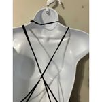 Victoria's Secret Satin Lace Slip Dress Halter Back Lingerie Nightie Size M Photo 4