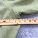 Dressbarn Blazer Womens 14 Sage Green Linen Floral Embroideries Career Business Photo 7