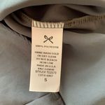 Everly  Women's Ruffle Blouse Bell Sleeve Crew‎ Neckline Relaxed Green Size S Photo 5