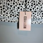 Missguided NWT  White/Black Print Bandeau Top US 14 Photo 6