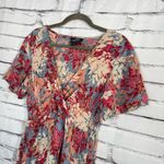 Angie Y2K  Floral Maxi Dress Vintage Women’s Medium Boho Short Sleeve Cottagecore Photo 4
