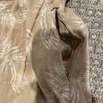 NWT Francescas Jumpsuit Womens Sz M Susanna Palm Tan White Floral Pants Stretch Size M Photo 7