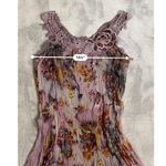 Vintage Silk Butterfly Fairy Princess Floral Top/Mini Dress Purple Size M Photo 10