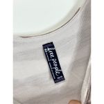 Free People  Downtown Dress Mini‎ Tan/White Sleeveless Square Neck Photo 9