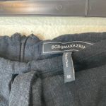 BCBGMAXAZRIA Black Linen Blend Wrap Culotte Cropped Pants XS Photo 4