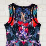 Nicole Miller  Women's Size S Sleeveless Fit Flare Dress Bold Floral Print Photo 6