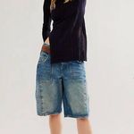 Free People  Jasmine Sweater - Navy  Size M Photo 0