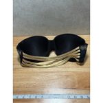Victoria's Secret  Black Strapless Bikini Swim Top Studded Embellished Resort Photo 2