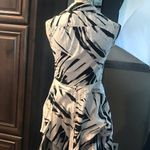 Iz Byer Vintage 90s  Women's Dress Medium Black and White Photo 6