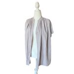Wilfred  Oversized Gray Lavender Ramie Grass Linen Shirt Women's Size M *Read Photo 5