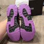 Versace Jeans Couture Leopard Print Logo Running Sneakers Purple Size 10 Photo 5