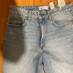 ZARA Straight Leg Jeans Ripped Photo 2