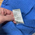 Anthropologie  maeve blue smocked micro tube top spaghetti‎ straps women’s XL Photo 5