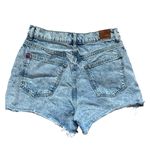 BDG Light Acid Wash High Rise Distressed Cut-off Jean Shorts Size 28 Photo 1