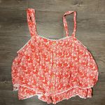 Altar'd State Altar’d State Ruffle Floral Crop Top Photo 0