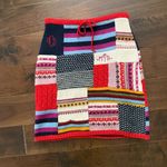 Anthropologie SUPER RARE Bulldog Patchwork Wool Sweater Skirt Size Medium Photo 1