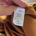 Mod Ref  Rust V Neck Top Womens XX Large Autumn Gold Short Sleeve Photo 7