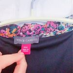 Vince Camuto Chiffon Tiered Mini Dress Long Balloon Sleeve Floral Print Lined Photo 5