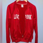 PINK - Victoria's Secret Red Ohio State Zip Up Jacket Photo 6