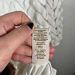 Free People  Wild Thing White Crochet Lace Long Sleeve Dress Bridal Party Small S Photo 4