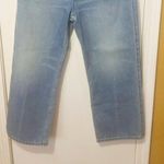 ALC Frank ALC women's size 10 button fly back cinch 100% cotton cropped jeans 31x26 32x26 Photo 1