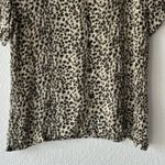 Pac Sun Leopard Print Shirt Short Sleeve Button Down Collar Size M Photo 3