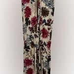 Wide Legged Floral Palazzo Pants Pink Size L Photo 0