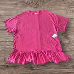 Free People #1 NWT Why Yes Tee In Beet Root Photo 4