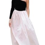 Antonio Melani NWT x Born on Fifth Blair One Shoulder Velvet Woven Taffeta dress Photo 7