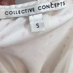 Collective Concepts  orange and white spaghetti strap belted dress size small Photo 6