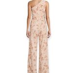 Antonio Melani  Carlos One Shoulder Pink Floral Jumpsuit Size 10 NEW Photo 1