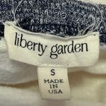 Liberty Garden White Long Sleeve Fleece Colorblock Sweat Shirt Sweater Top Sz S Black Photo 2