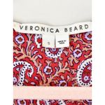 Veronica Beard Tinzia Mixed Paisley Tassel Midi Dress Red Multi Women's Small Photo 7