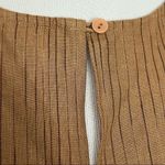 Vintage Y2K Jones New York Tan Tonal Stripe Linen Shell Sleeveless Top 6 Photo 4